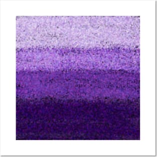 Purple Dots Stripe Pattern Posters and Art